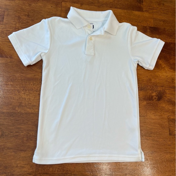 Boys white Jkhaki performance polo size Small - Picture 1 of 3
